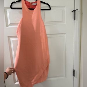 Elizabeth and James Coral Mini Dress